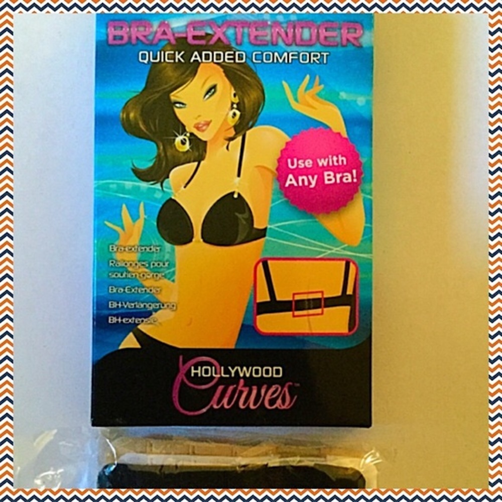 NWOT HOLLYWOOD CURVES BRA EXTENDERS